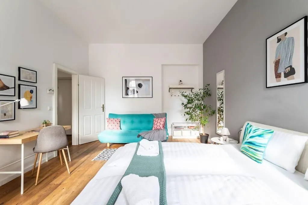 Apartmán Cool 1Br Near Metro & Center By Hm Vídeň